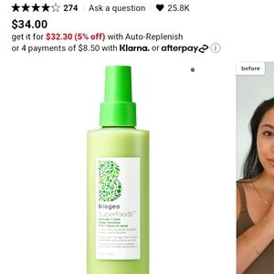 Briogeo Superfoods™ Avocado + Kiwi Moisture Leave-In Conditioner